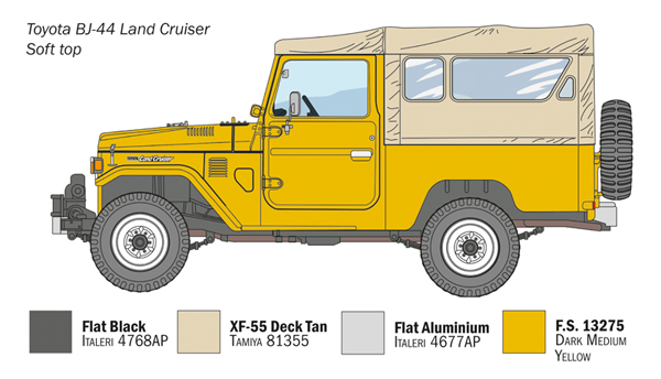 ak-interactive-1-24-toyota-land-cruiser-bj44-kit-modello-da-costruire image 3