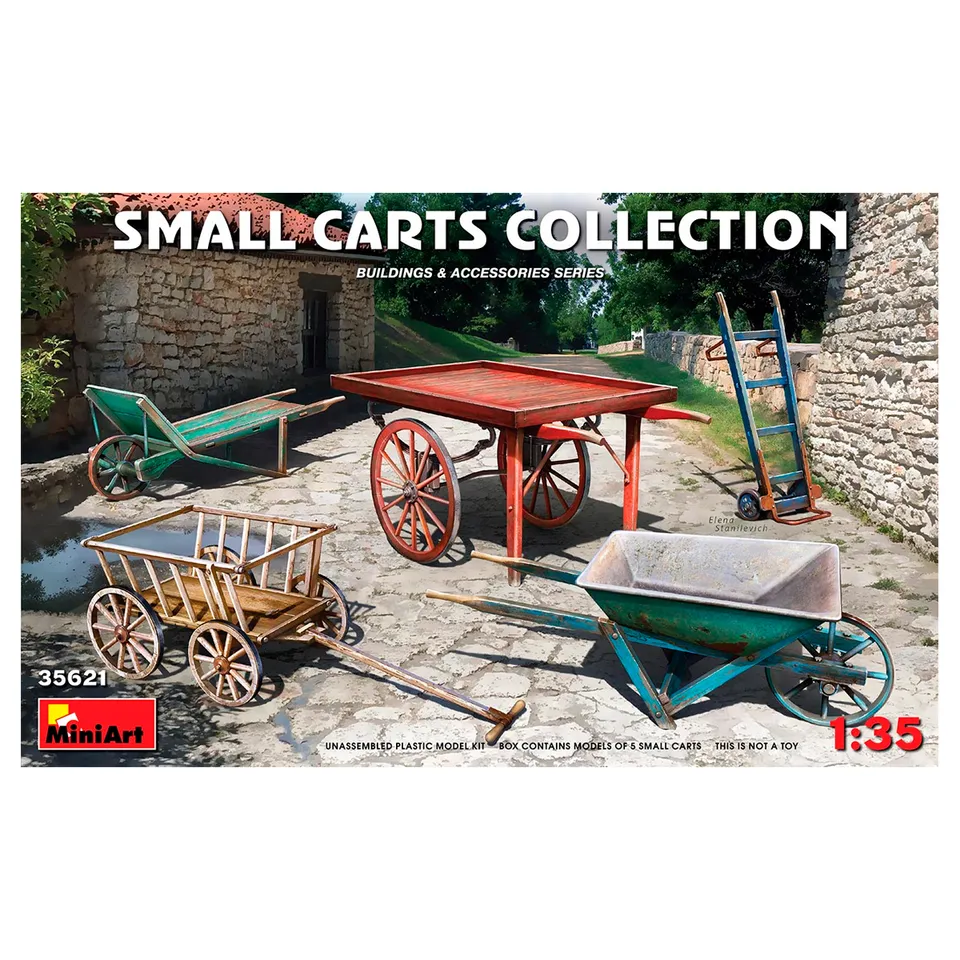 ak-interactive-1-35-small-carts-collection-set-di-carriole-e-piccoli-carri-da-mo image 1