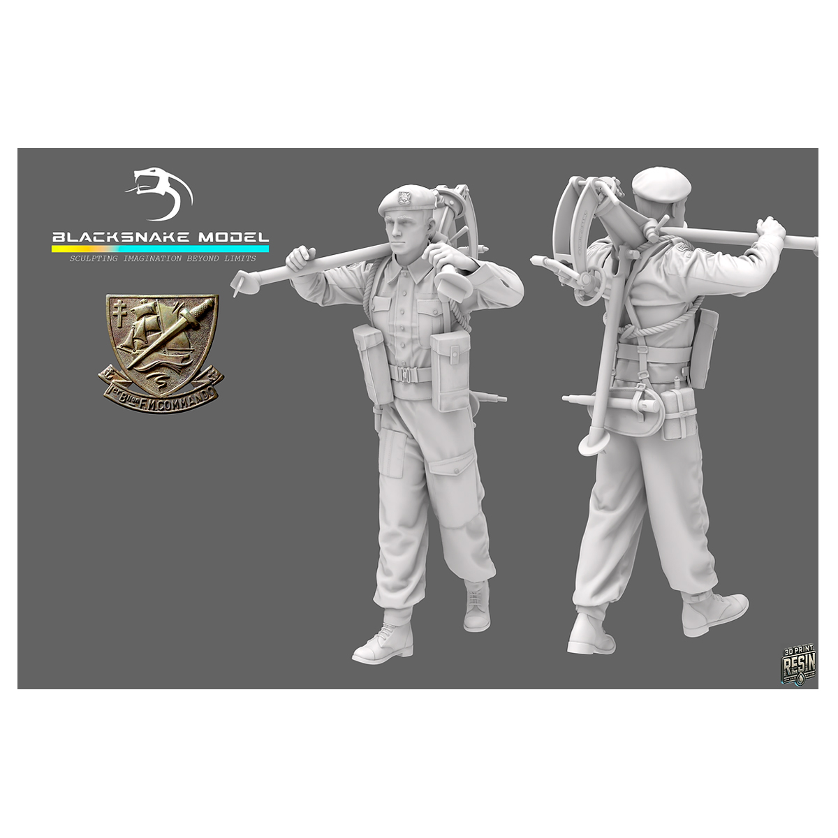 ak-interactive-commando-kieffer-soldier-14-wwii-fusiliere-con-treppiede-vickers image 2