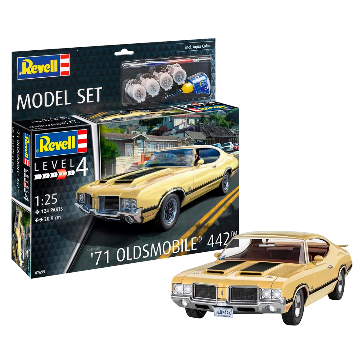 ak-interactive-1-25-model-set-71-oldsmobile-442-coupe-kit-auto image 2