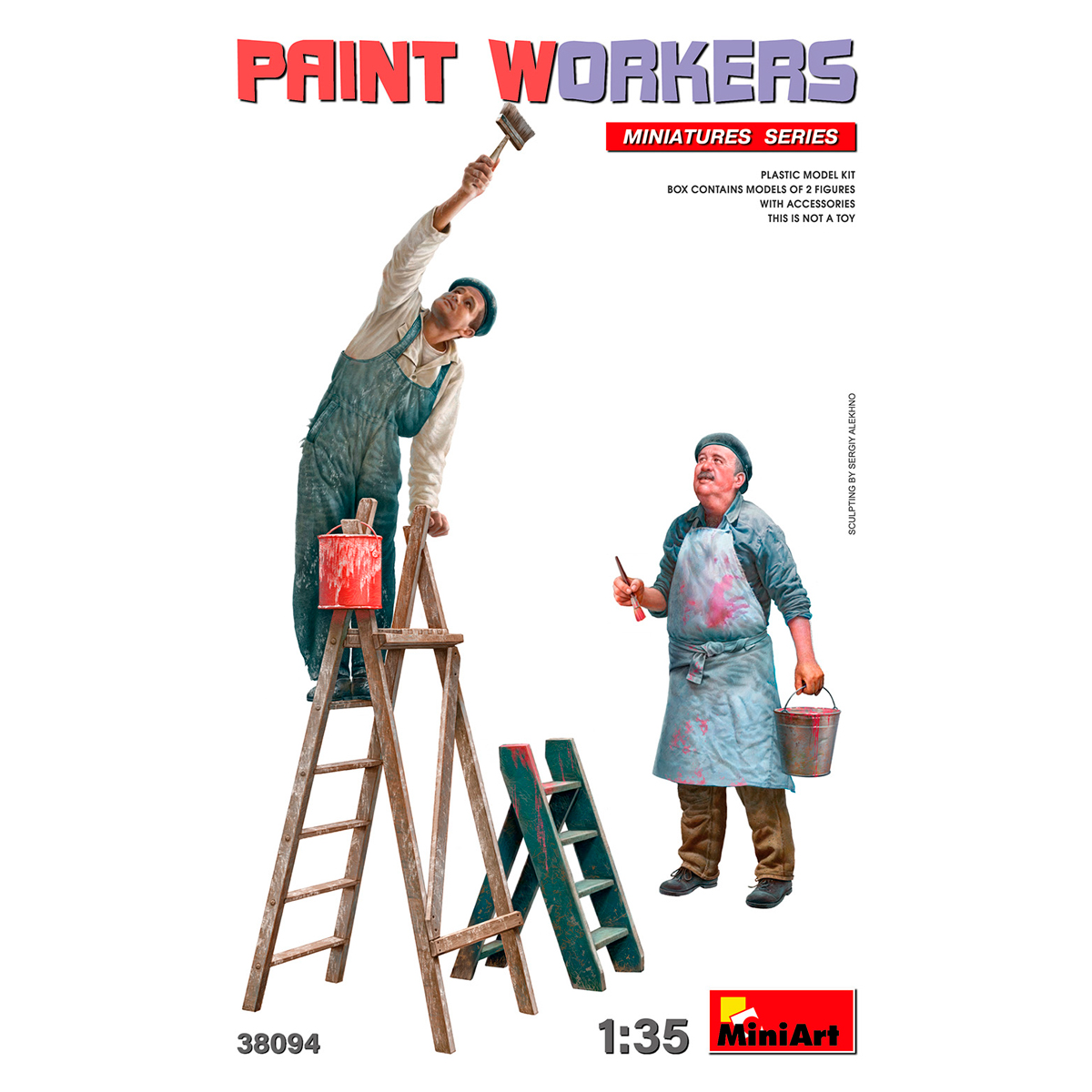 ak-interactive-1-35-paint-workers-with-accessories-set-figure-modellismo image 1