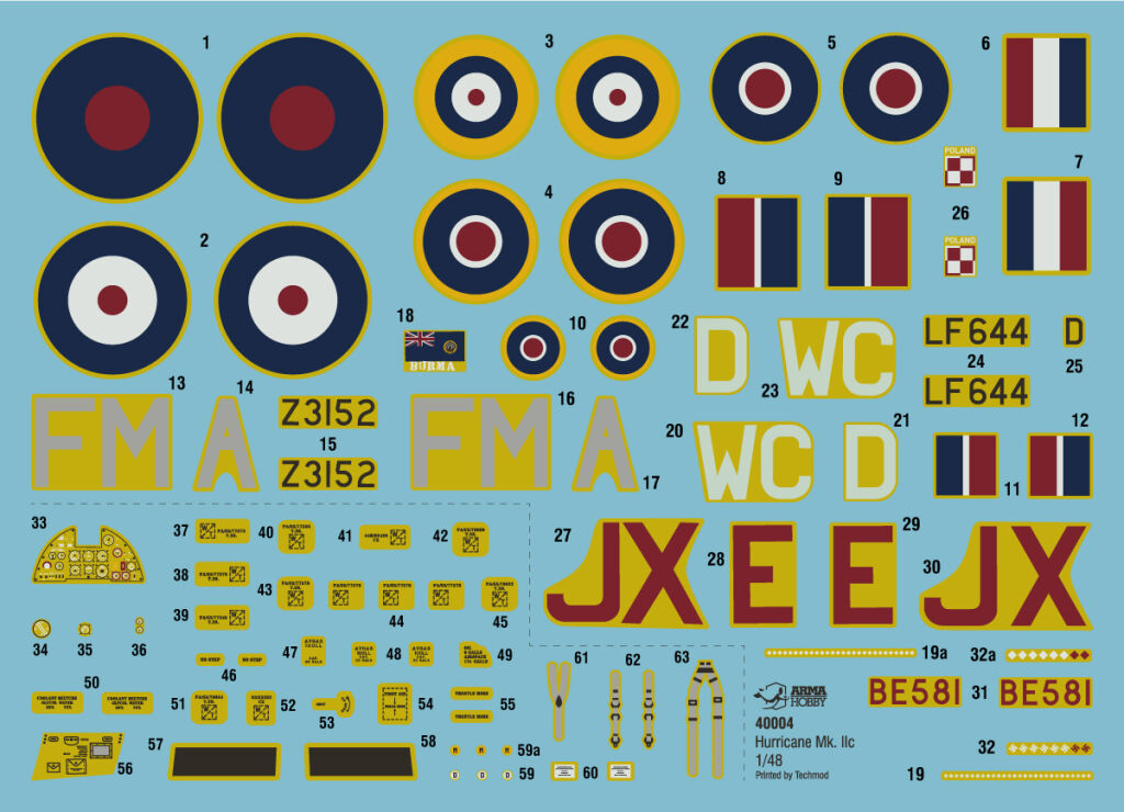 ak-interactive-hurricane-mk-iic-1-48-kit-caccia-britannico-in-scala image 3