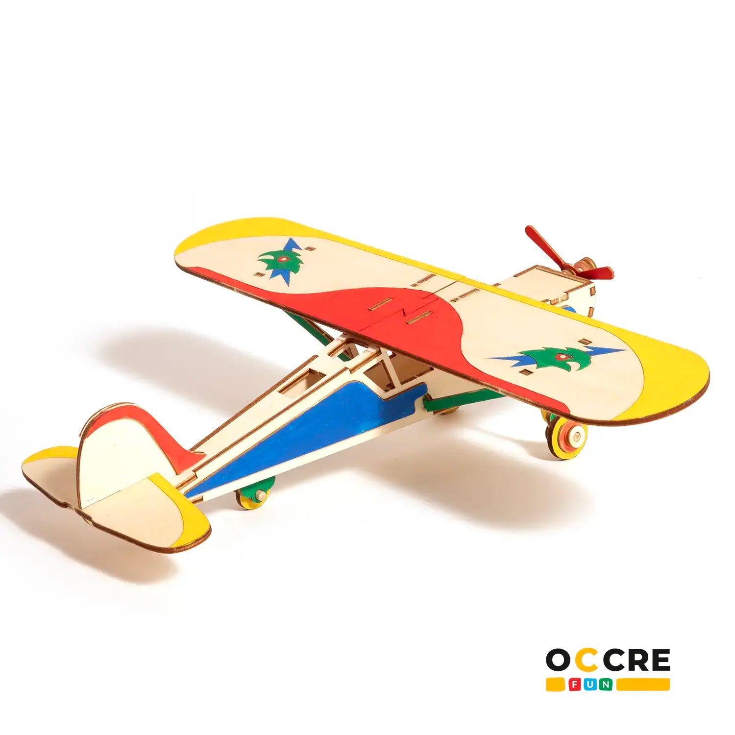 occre-fun-falcon-modellino-di-aereo-in-legno-per-bambini image 7