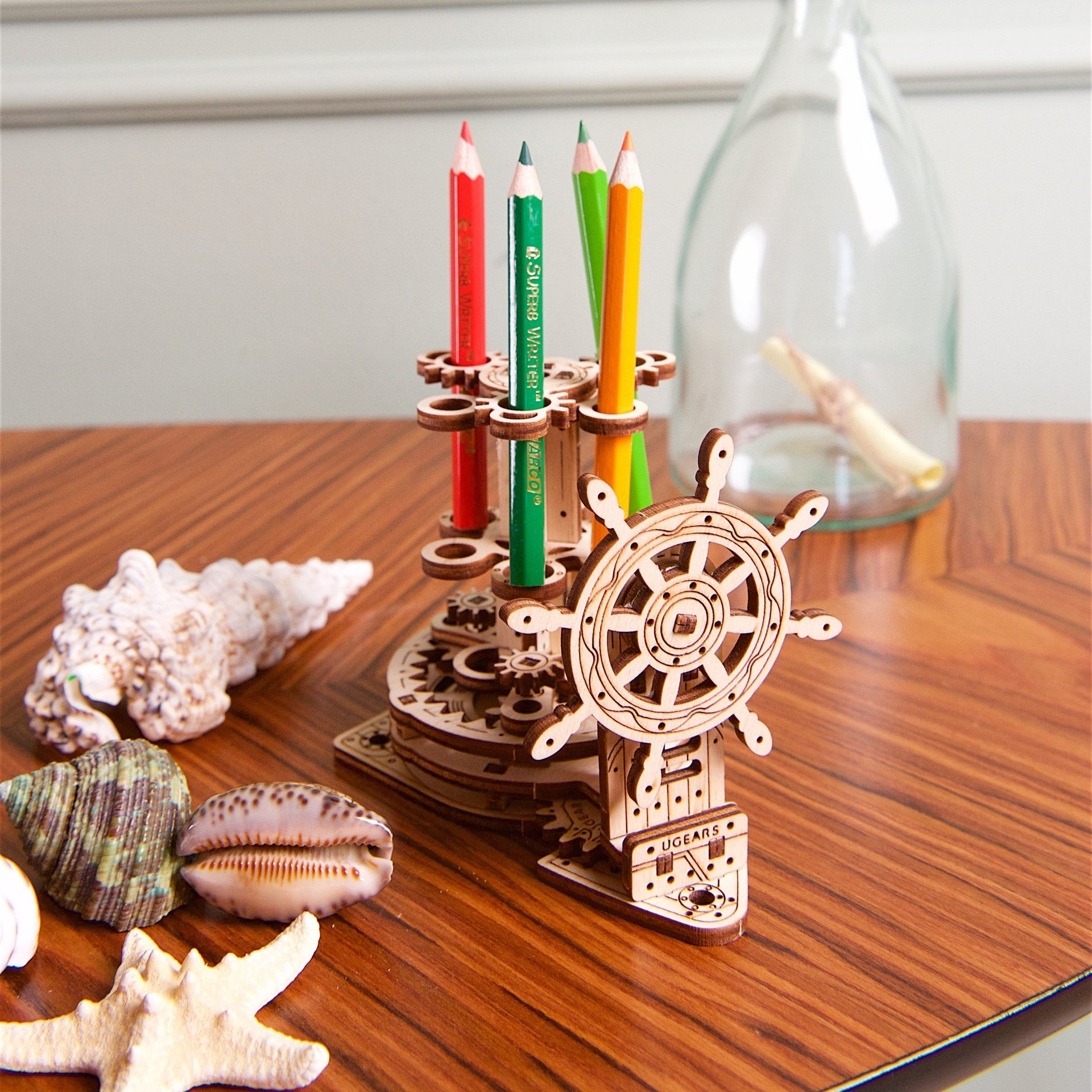 ugears-wheel-organizer-2-0-portapenne-meccanico-in-legno image 7
