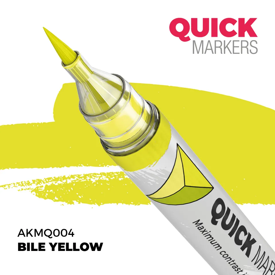 ak-interactive-bile-yellow-quick-marker-pennarello-per-modellismo image 1