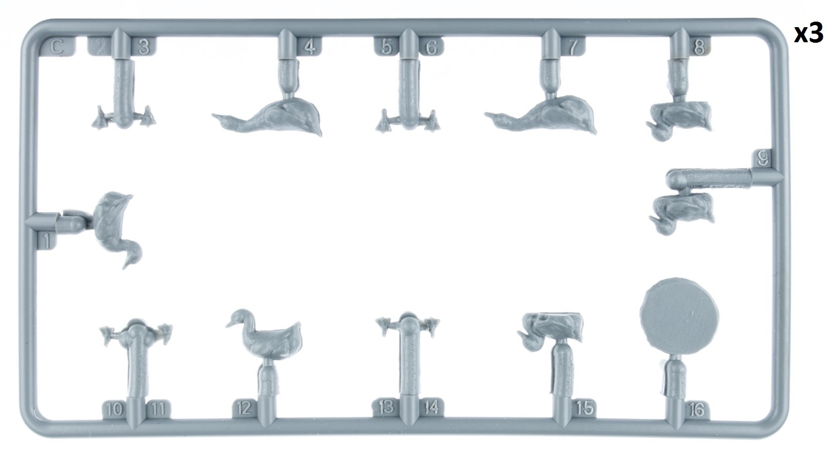 ak-interactive-1-35-anatre-e-oche-set-di-animali-per-diorami image 3