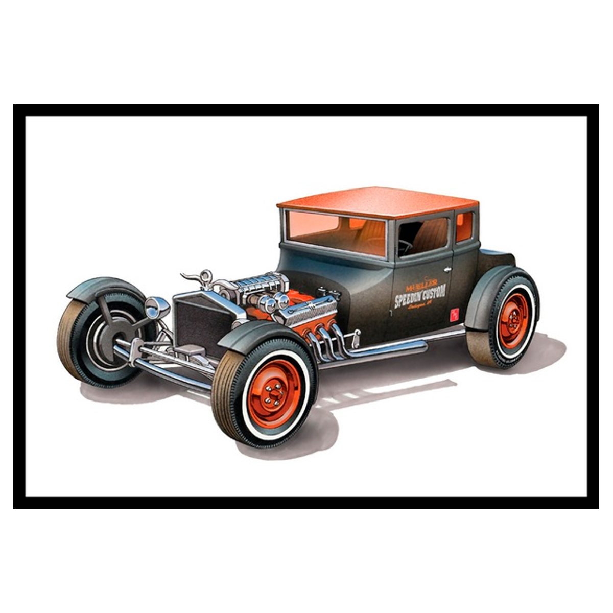 ak-interactive-1925-ford-t-chopped-1-25-kit-modellismo-auto-custom image 1