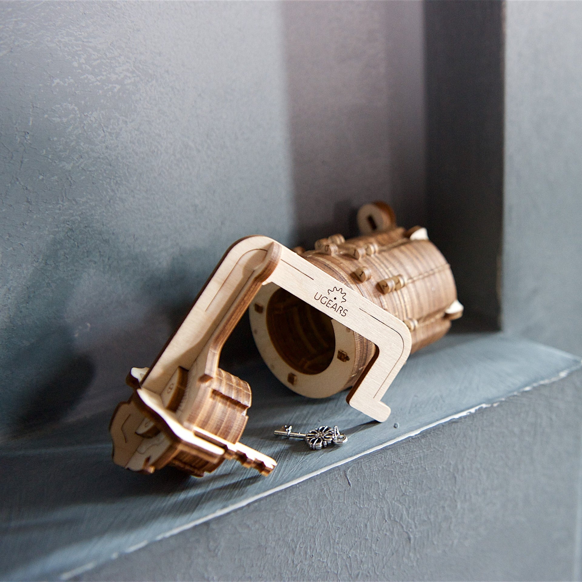 ugears-combination-lock-cryptex-lucchetto-a-combinazione-3d-in-legno image 8