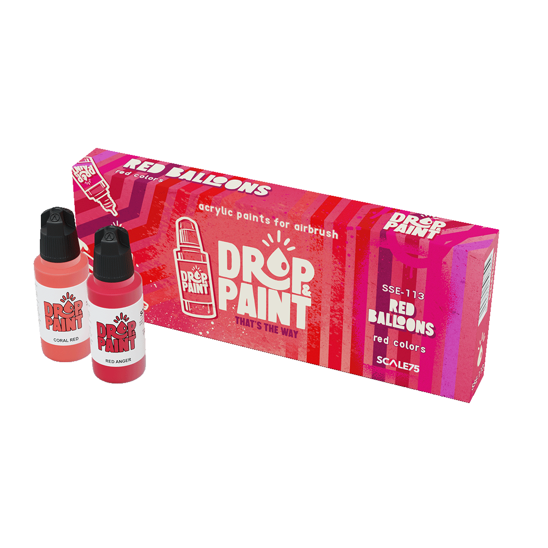 scale75-drop-paint-red-balloons-pittura-acrilica-aerografo-pronta-all-uso image 1