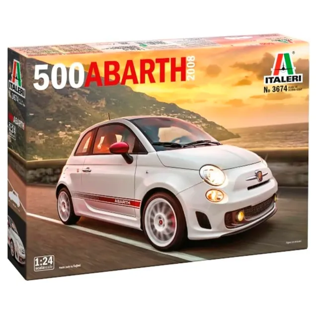 ak-interactive-1-24-abarth-500-2008-kit-di-modellismo-auto-civile image 1