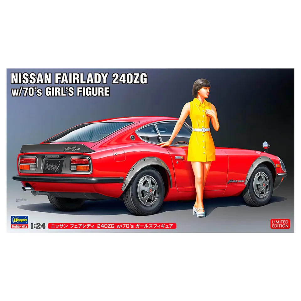 ak-interactive-1-24-nissan-fairlady-240zg-con-figura-femminile-anni-70-edizione- image 1