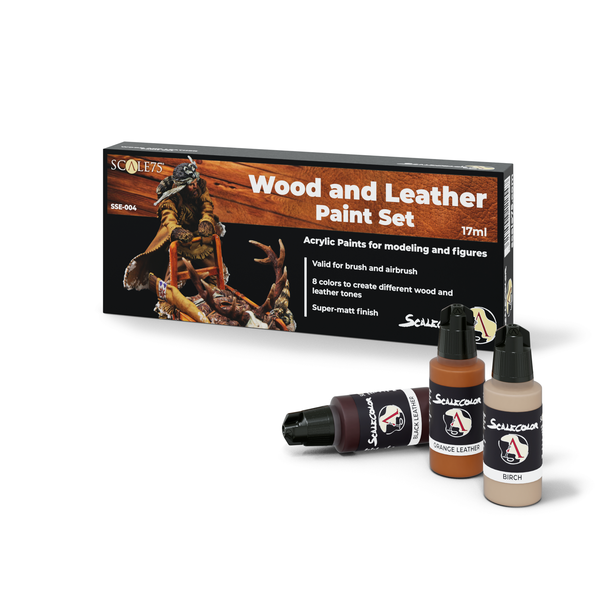 scale75-wood-and-leather-paint-set-set-colori-acrilici-scalecolor image 1
