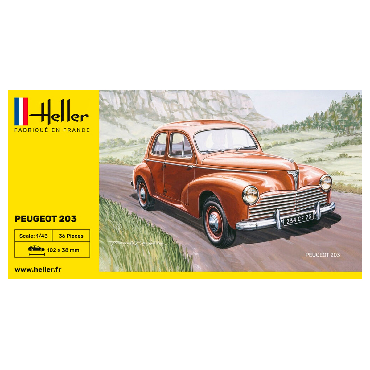 ak-interactive-1-43-peugeot-203-kit-auto-da-modellismo image 1