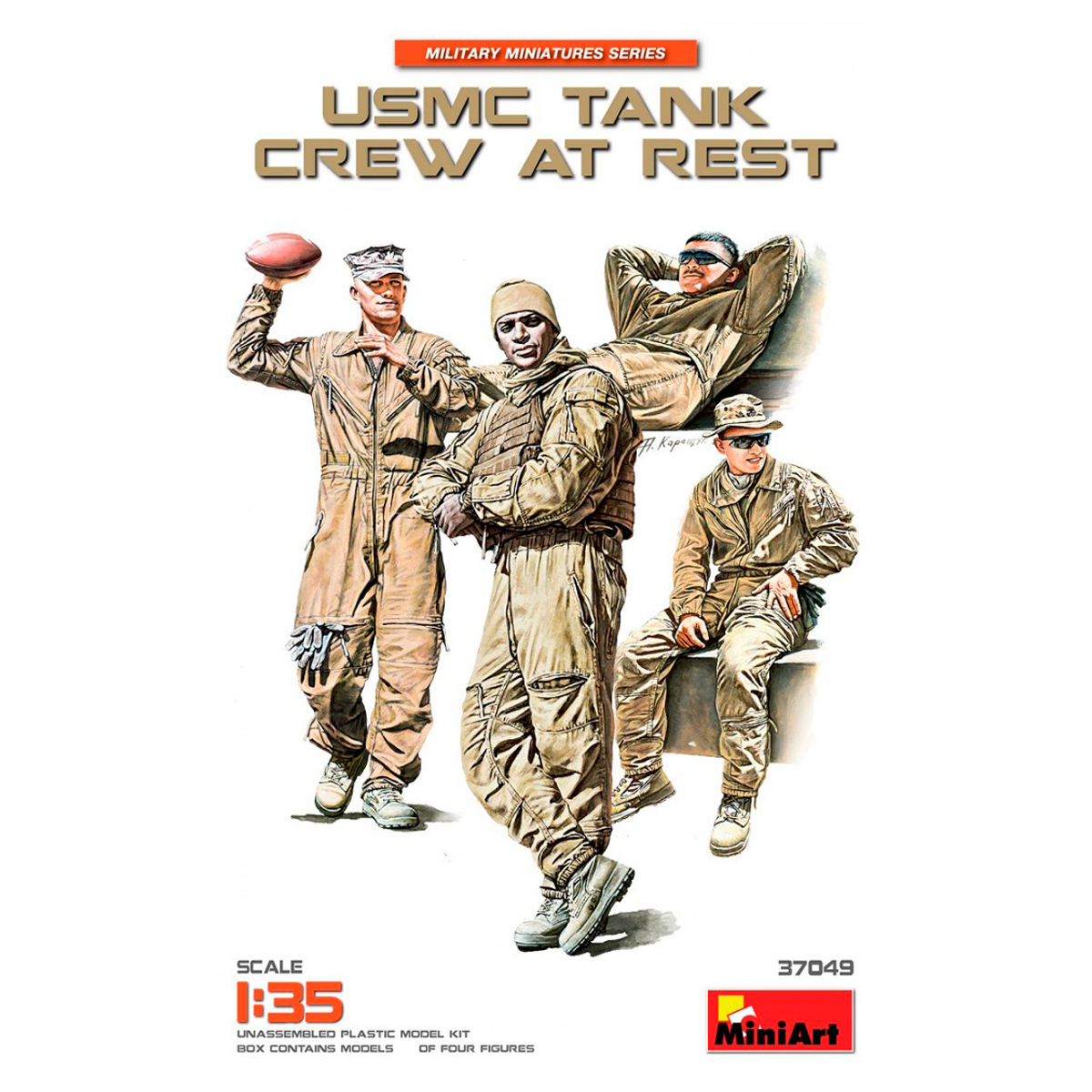 ak-interactive-1-35-usmc-tank-crew-at-rest image 1