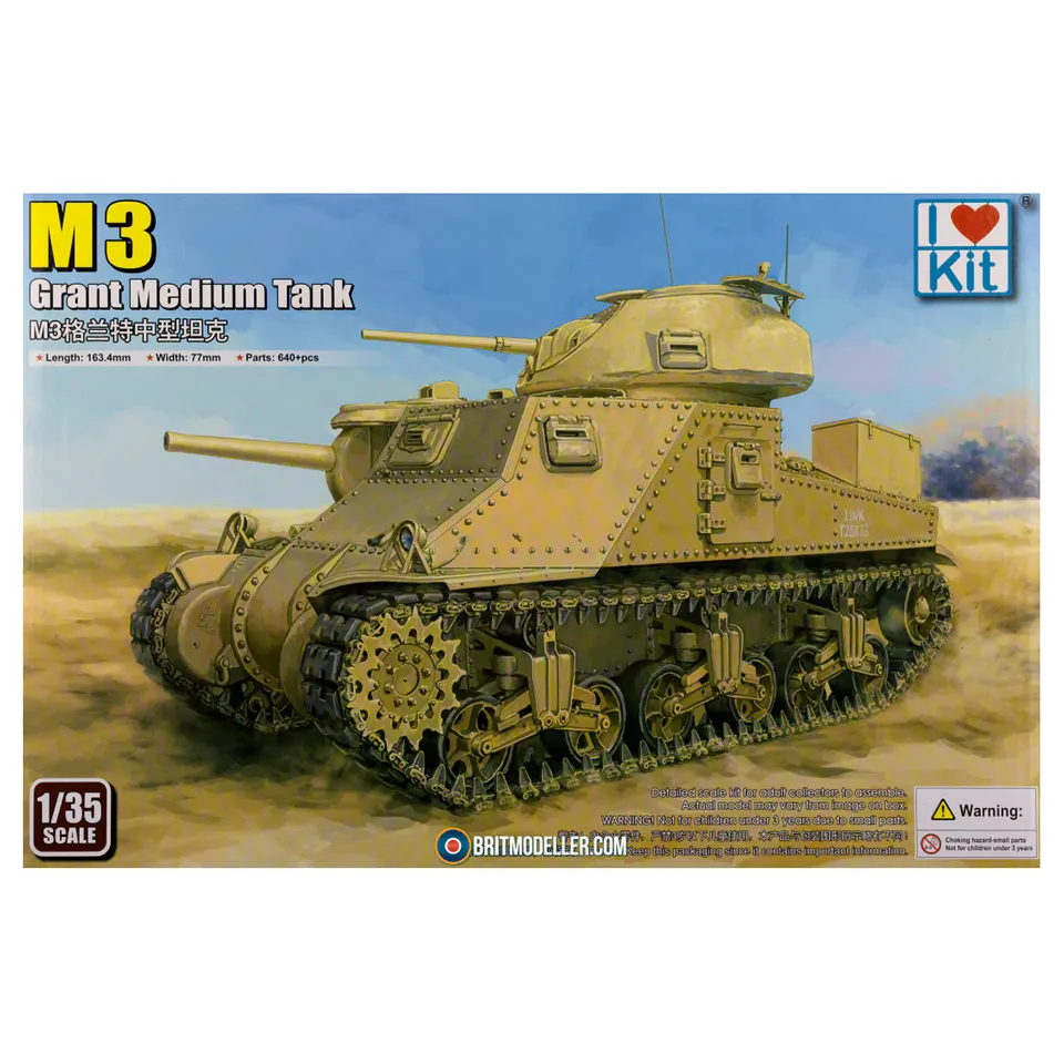 ak-interactive-m3-grant-medium-tank-carro-medio-scala-1-35 image 1