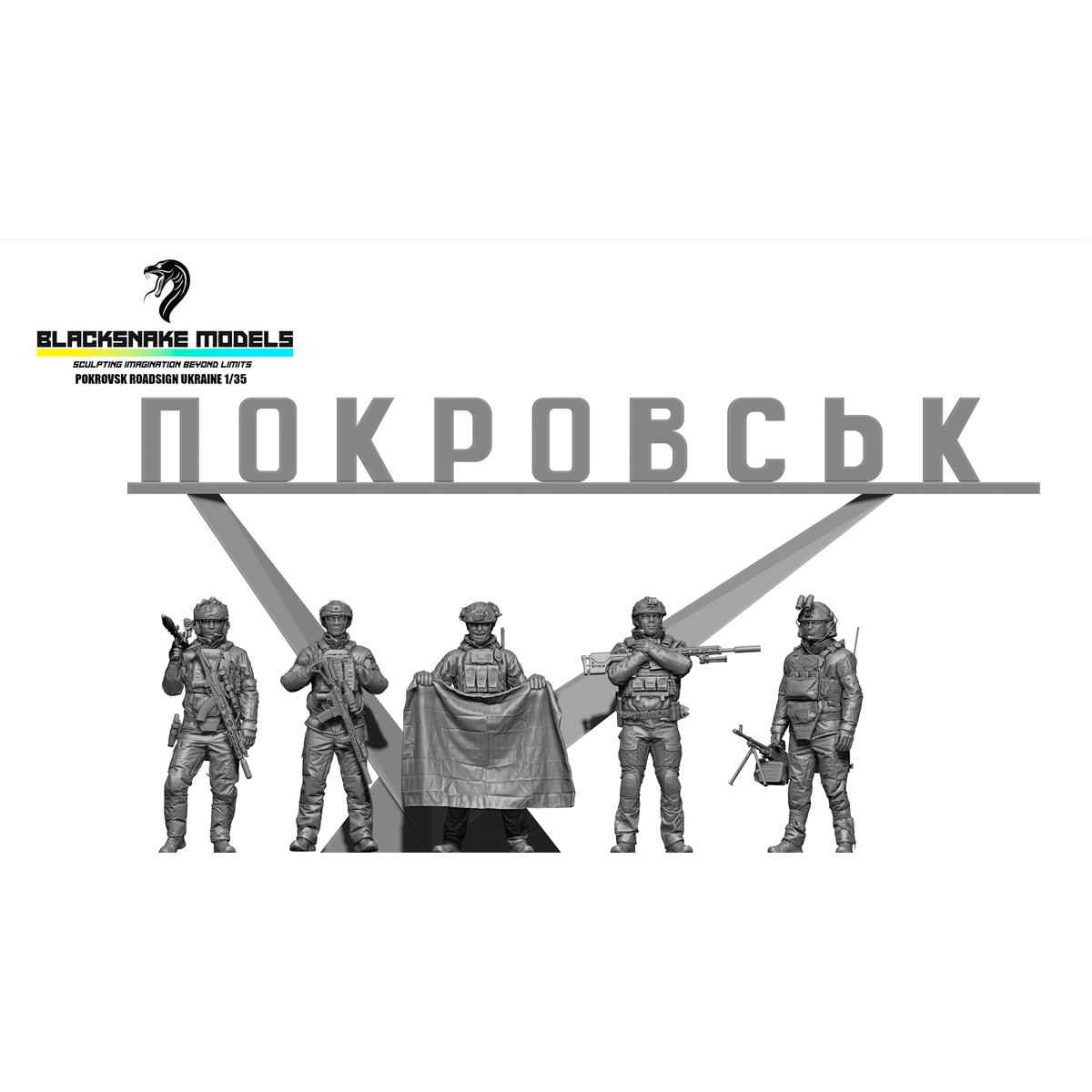 ak-interactive-1-35-roadsign-ukraine-03-pokrovsk-accessorio-kit-di-modellismo image 1