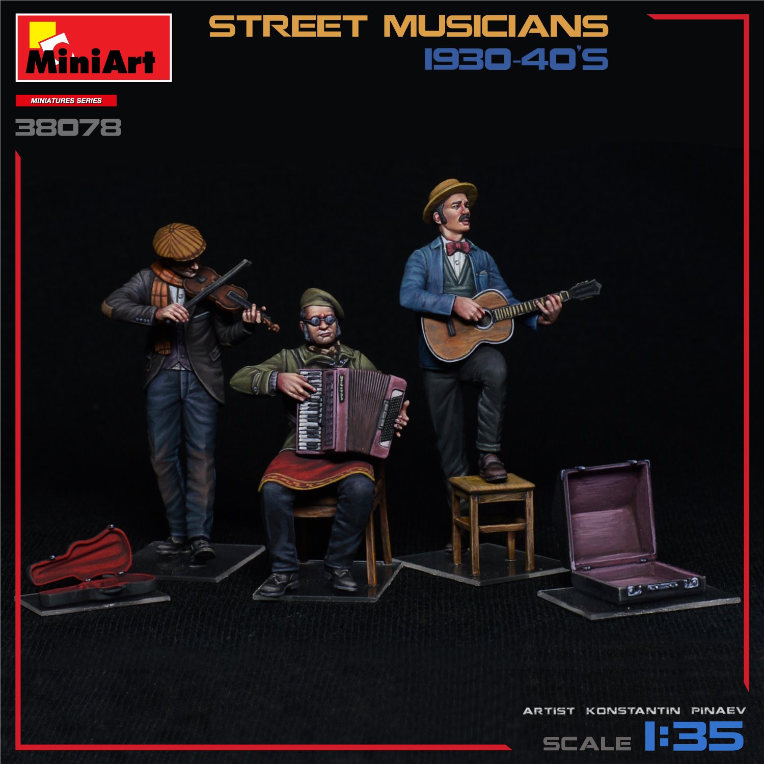 ak-interactive-street-musicians-1930-40s-1-35-kit-figurini-modellismo image 2