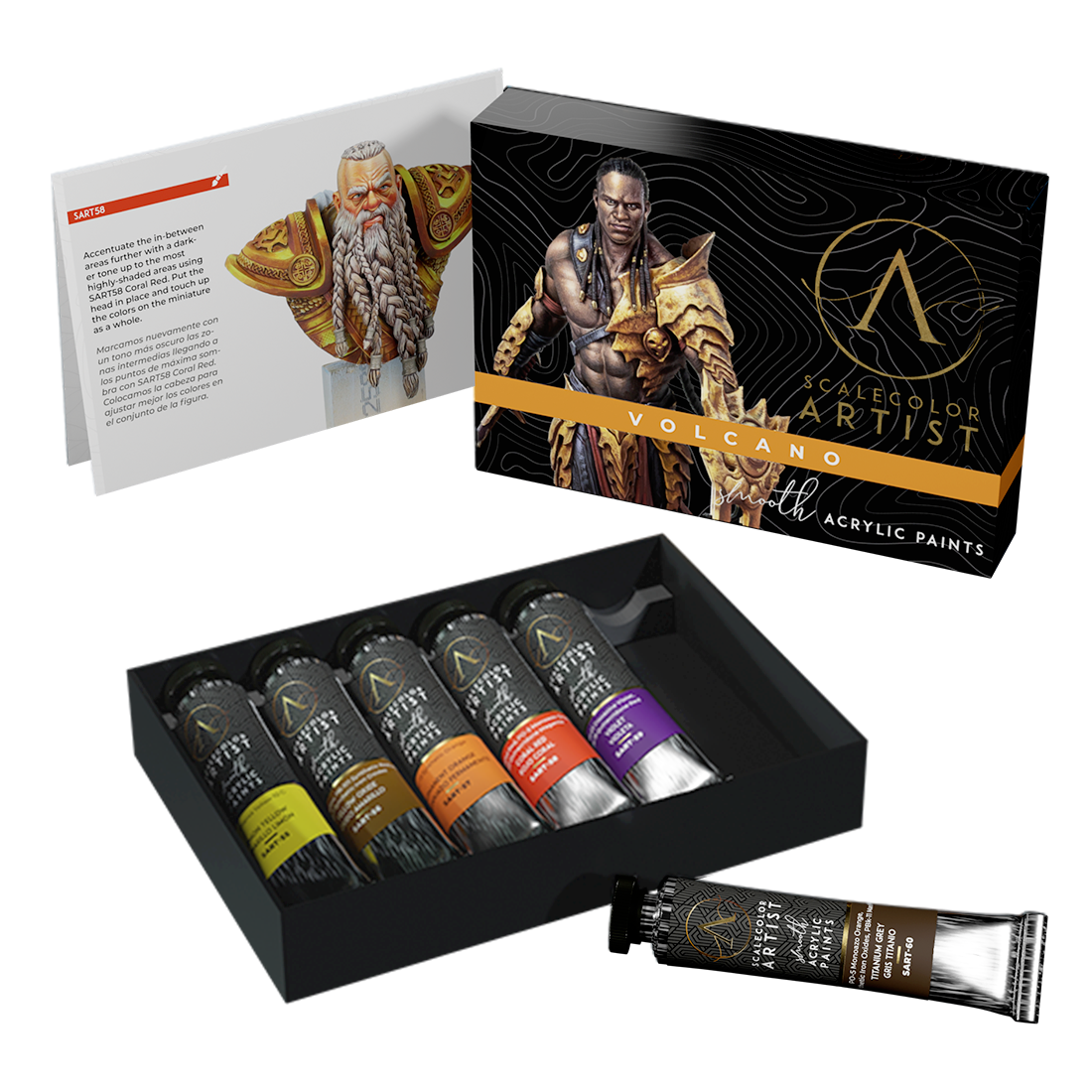 scale75-scalecolor-artist-volcano-set-di-pitture-acriliche image 1