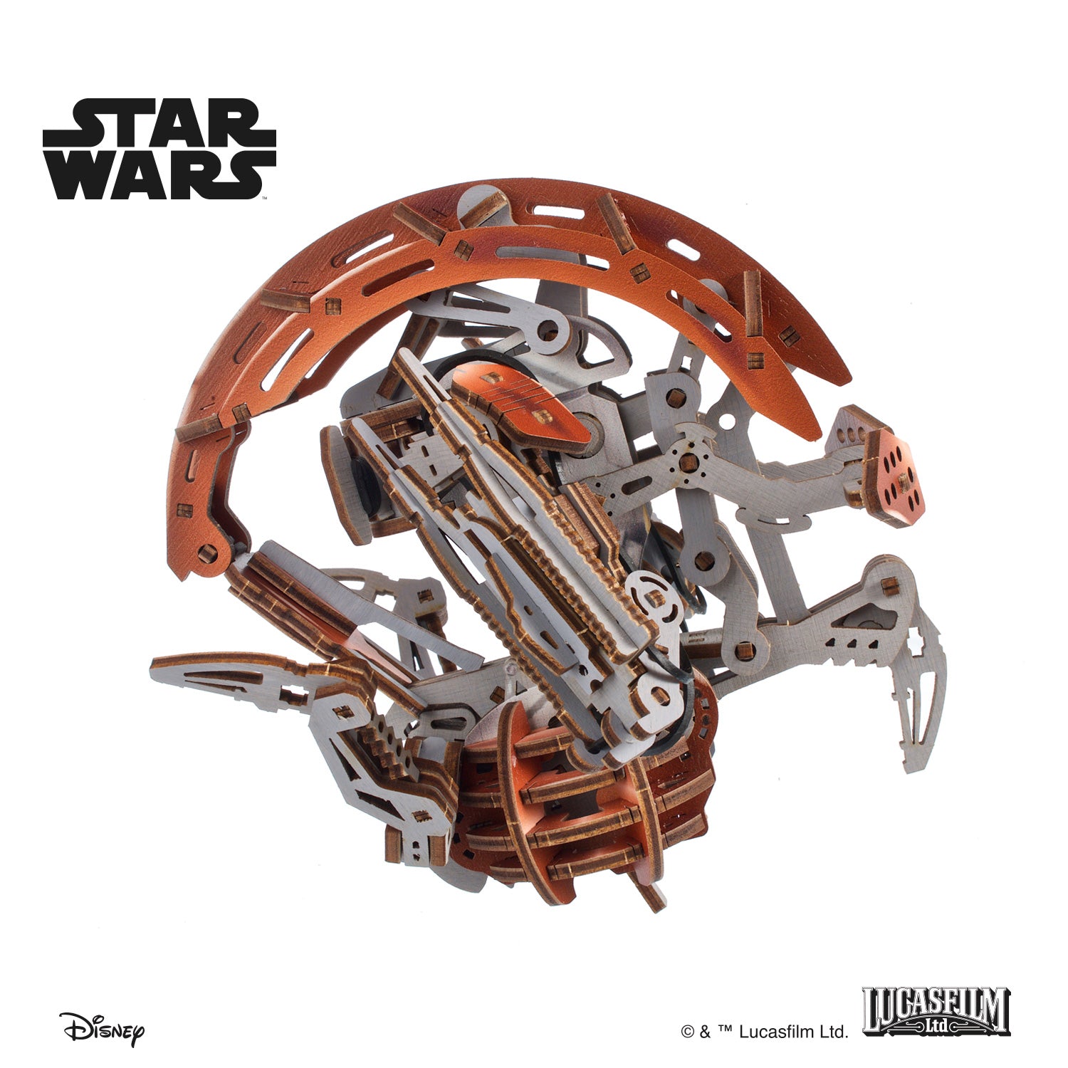 ugears-droideka-star-wars-kit-di-modellismo-meccanico-in-legno image 2