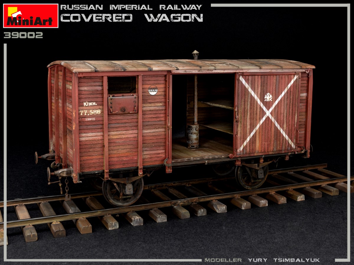 ak-interactive-1-35-russian-imperial-railway-covered-wagon-kit-di-modellismo image 8