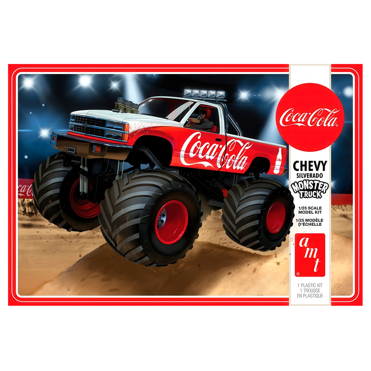 ak-interactive-coca-cola-chevy-silverado-monster-truck-1-25-kit-di-modellismo image 1