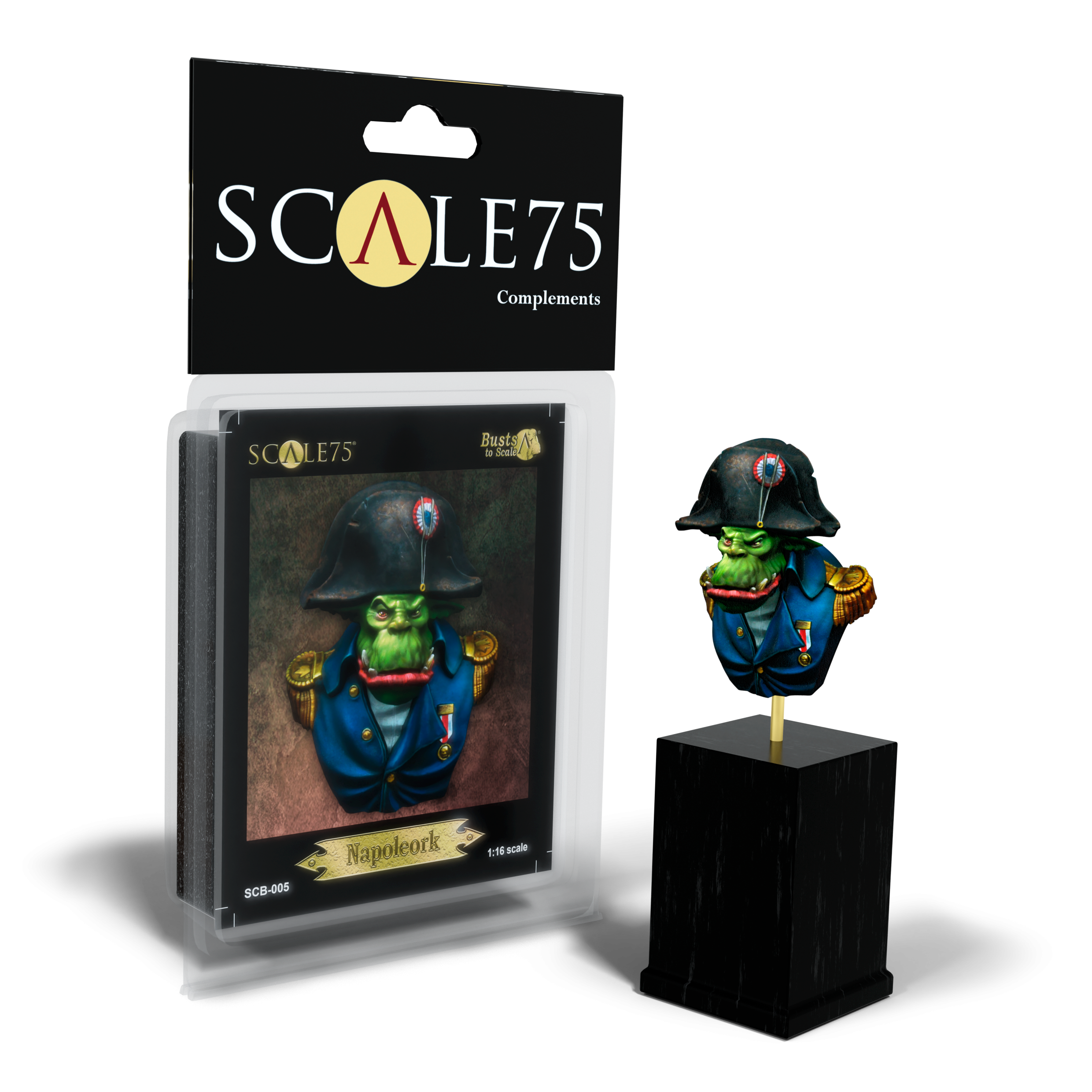 scale75-napoleork-busto-in-resina-scala-1-10-da-montare-e-dipingere image 1