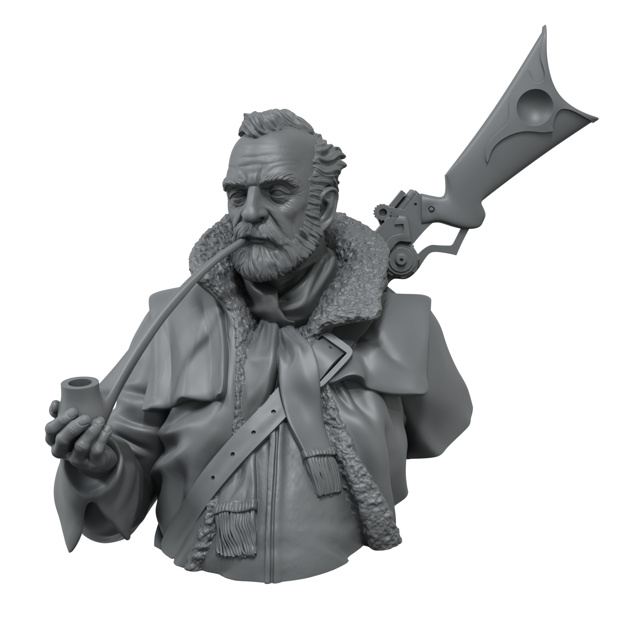 scale75-captain-ahab-figura-in-resina-scala-1-10 image 2