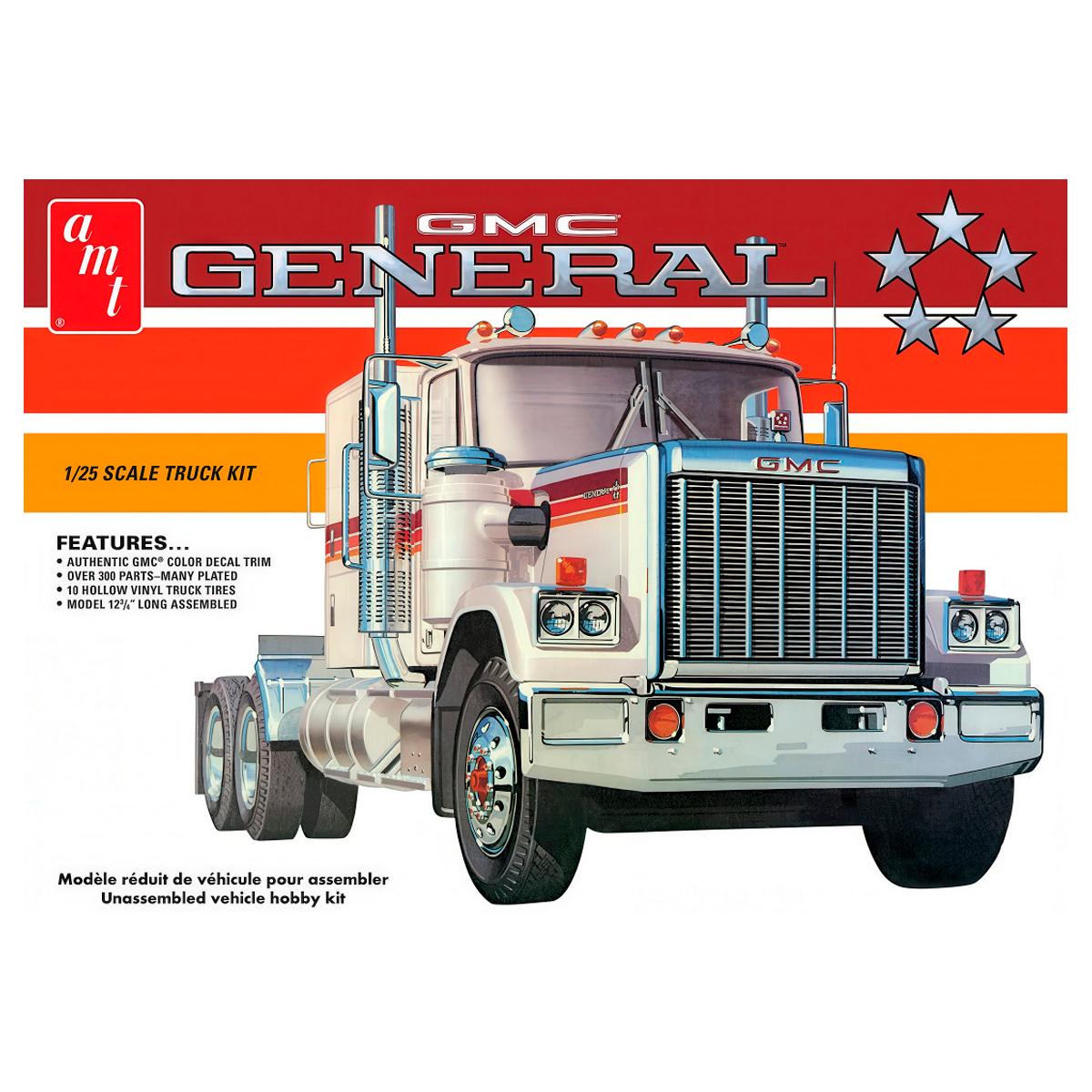 ak-interactive-1-25-gmc-general-semi-tractor-kit-modellismo-camion-scala-1-25 image 1