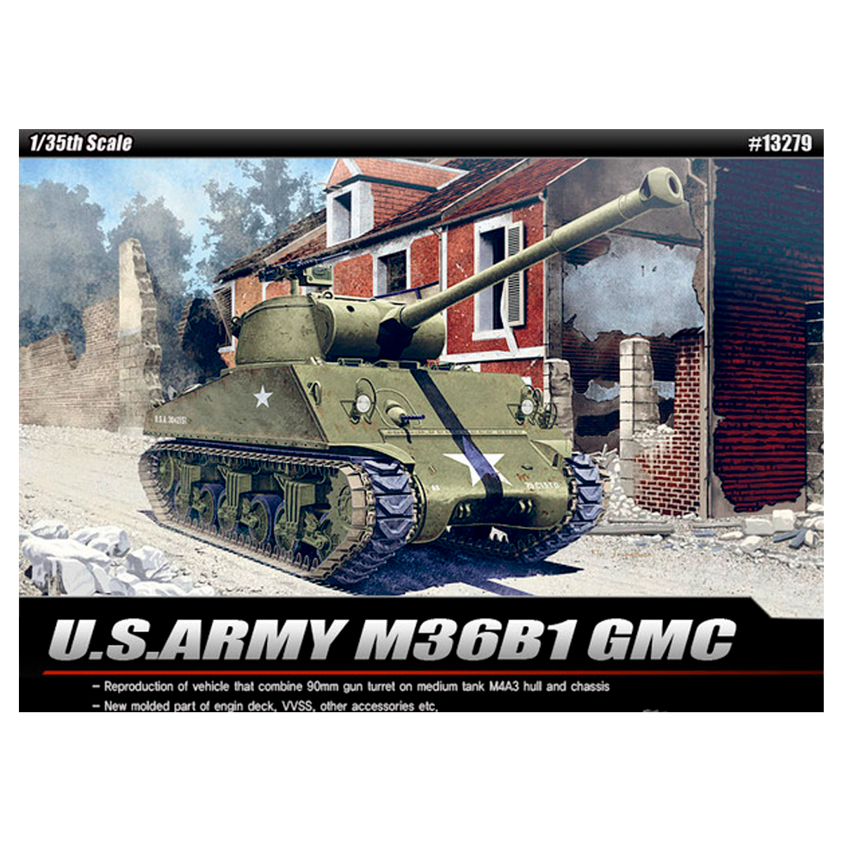 ak-interactive-u-s-army-m36b1-gmc-1-35-cacciacarri-su-scafo-sherman image 1
