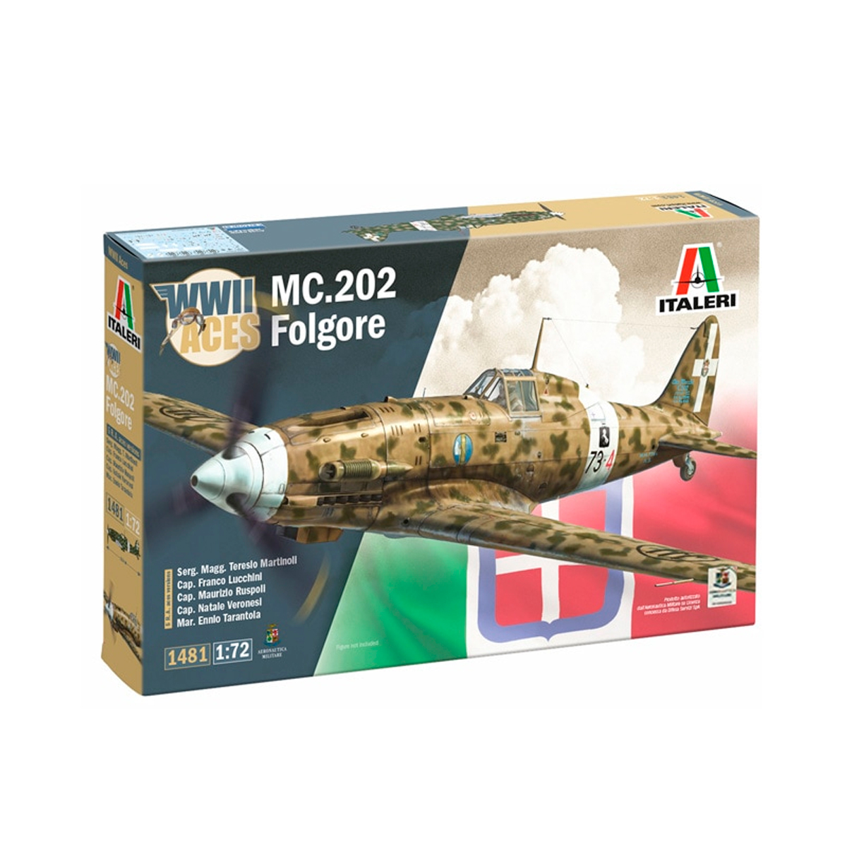 ak-interactive-1-72-macchi-mc-202-folgore-wwii-aces-kit-caccia-italiano-in-scala image 1