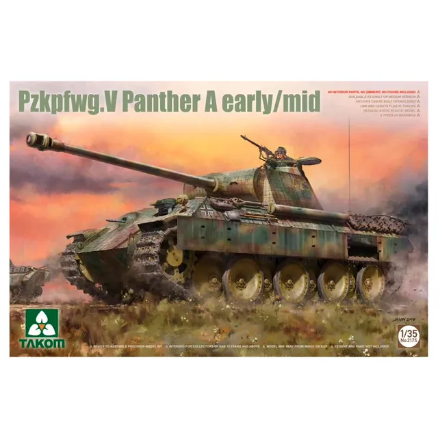 ak-interactive-sd-kfz-171-panther-ausf-a-mid-early-production-in-scala-1-35-kit- image 1