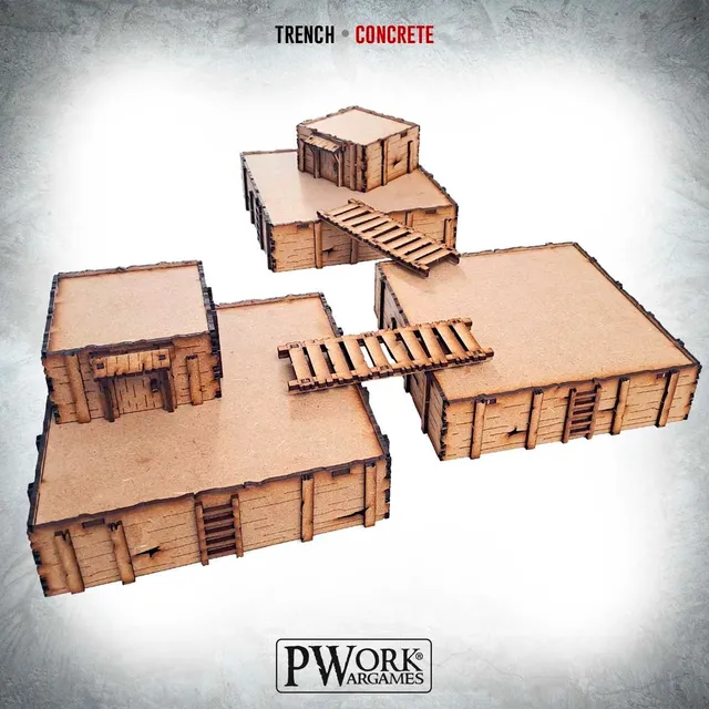 ak-interactive-mdf-scenery-trench-concrete-scenografia-trincea-in-cemento image 1