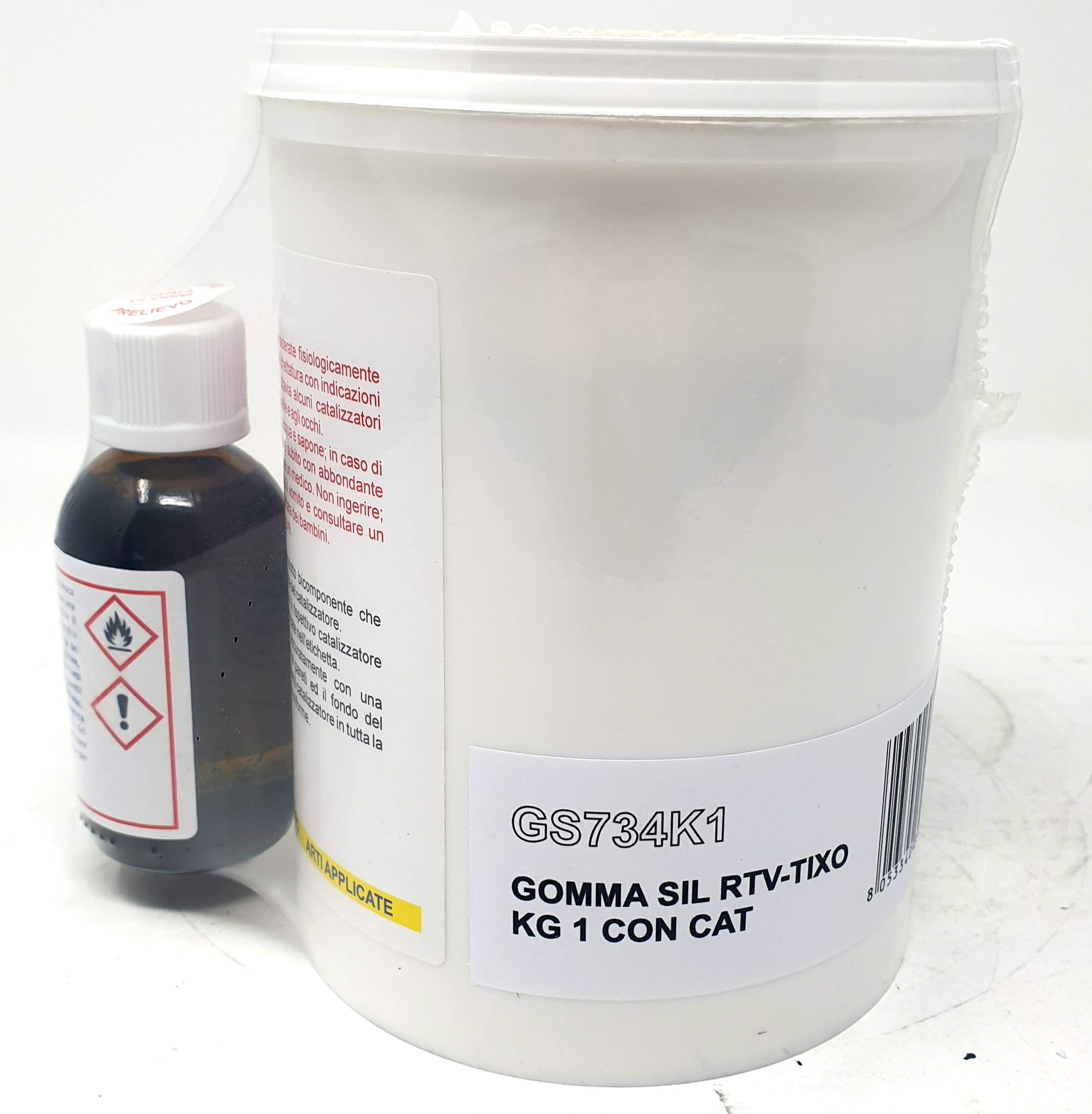 prochima-gs734k1-gomma-siliconica-rtv-tixo-con-catalizzatore-1-kg image 2
