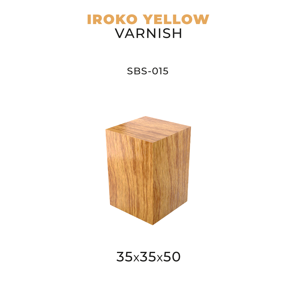 scale75-iroko-yellow-varnish-base-35x35x50-peana-in-legno-jatoba image 1