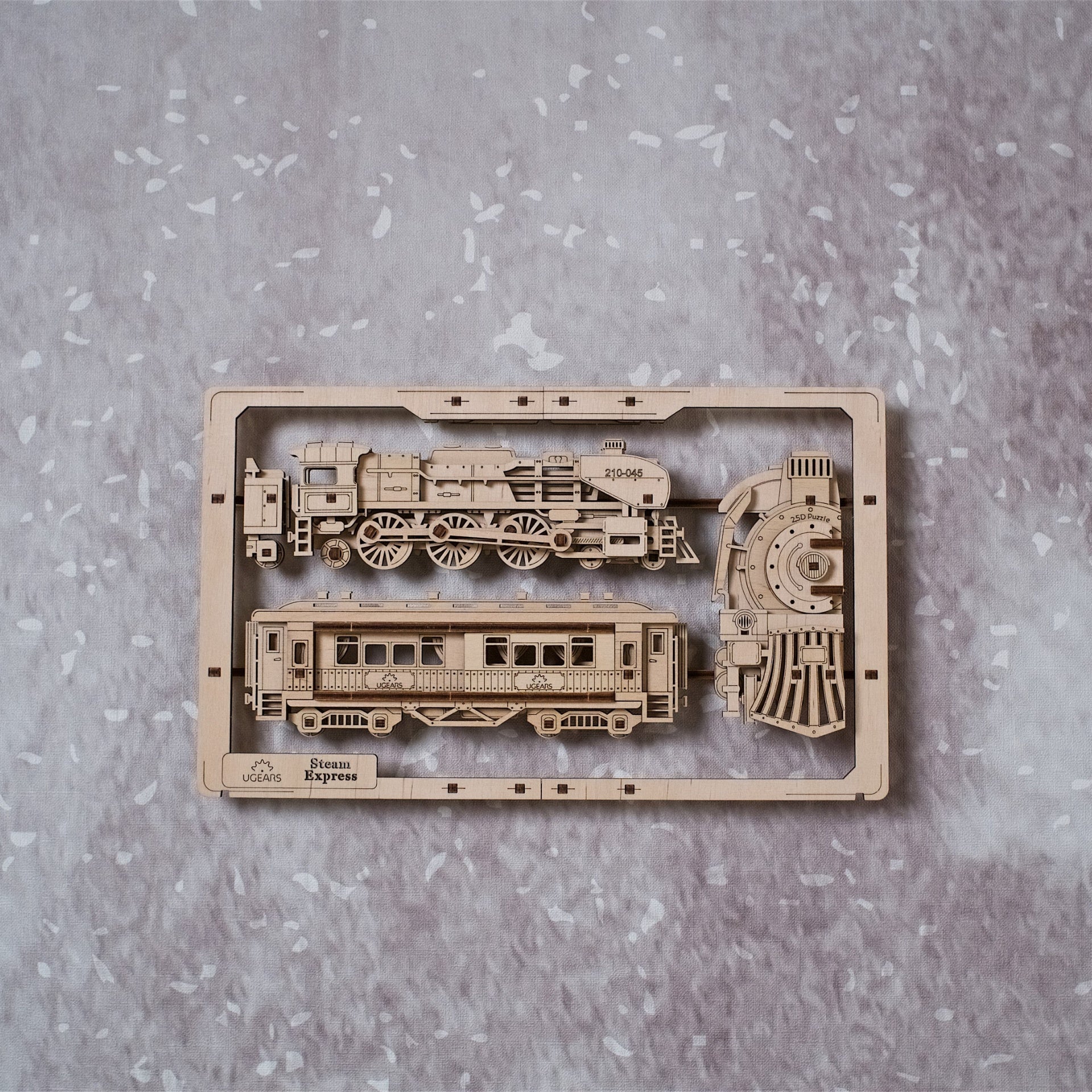 ugears-steam-express-kit-di-modellismo-2-5d-puzzle-in-legno image 8