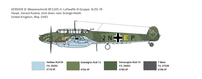 ak-interactive-1-72-bf-110-c-zerstorer-kit-modellismo-aereo image 3