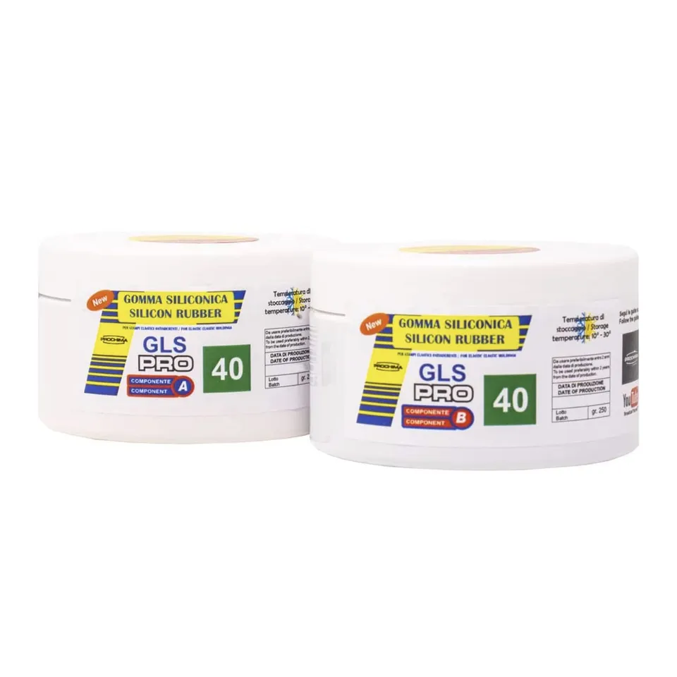prochima-gls-pro-40-gomma-siliconica-a-b-verde-500-g image 1