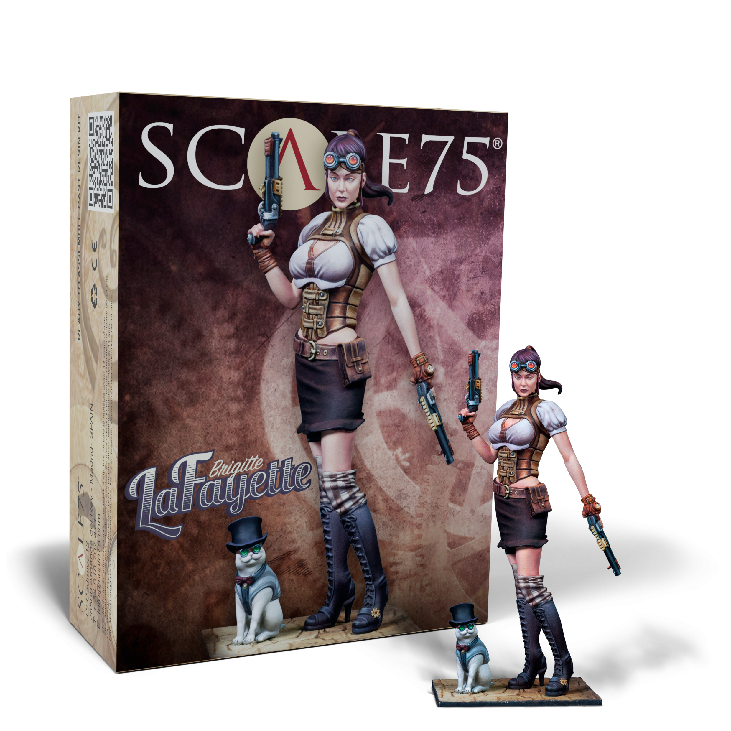 scale75-brigitte-lafayette-figura-in-resina-75-mm-collezione-steam-wars-da-monta image 1