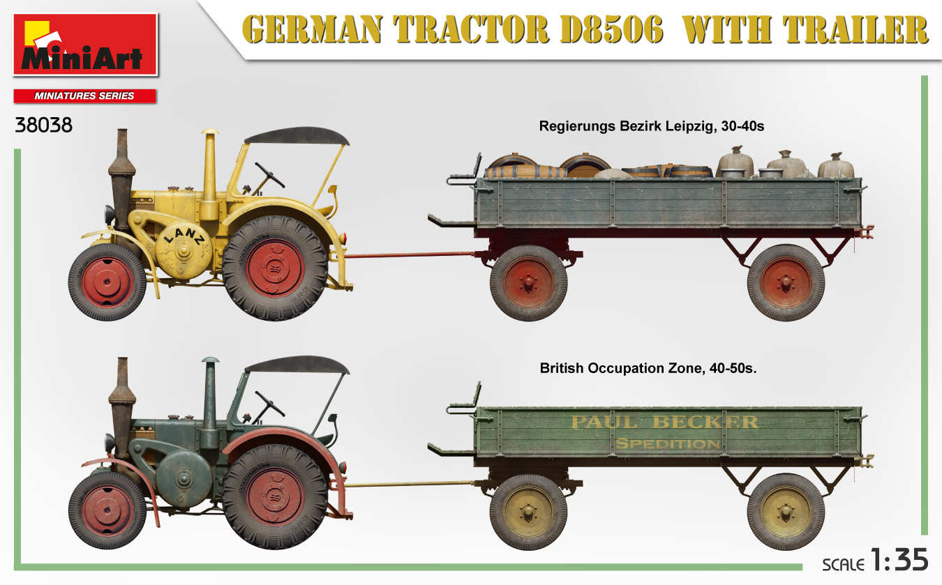 ak-interactive-1-35-german-tractor-d8506-with-trailer-kit-modellismo-da-costruir image 3