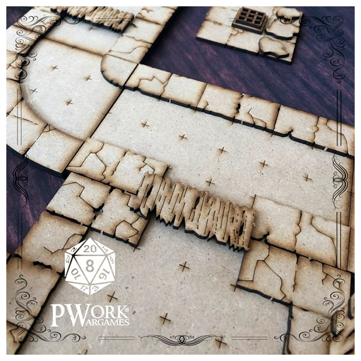 ak-interactive-mdf-fantasy-tiles-the-sewer-set-di-piastrelle-mdf-per-modellismo- image 4