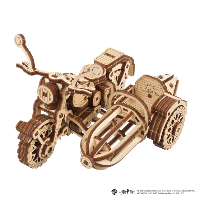 ugears-harry-potter-hagrid-s-flying-motorbike-mini-modello image 1