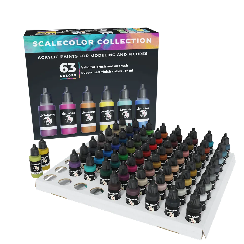 scale75-scalecolor-collection-set-di-vernici-acriliche-per-miniature-pincel-e-ae image 1