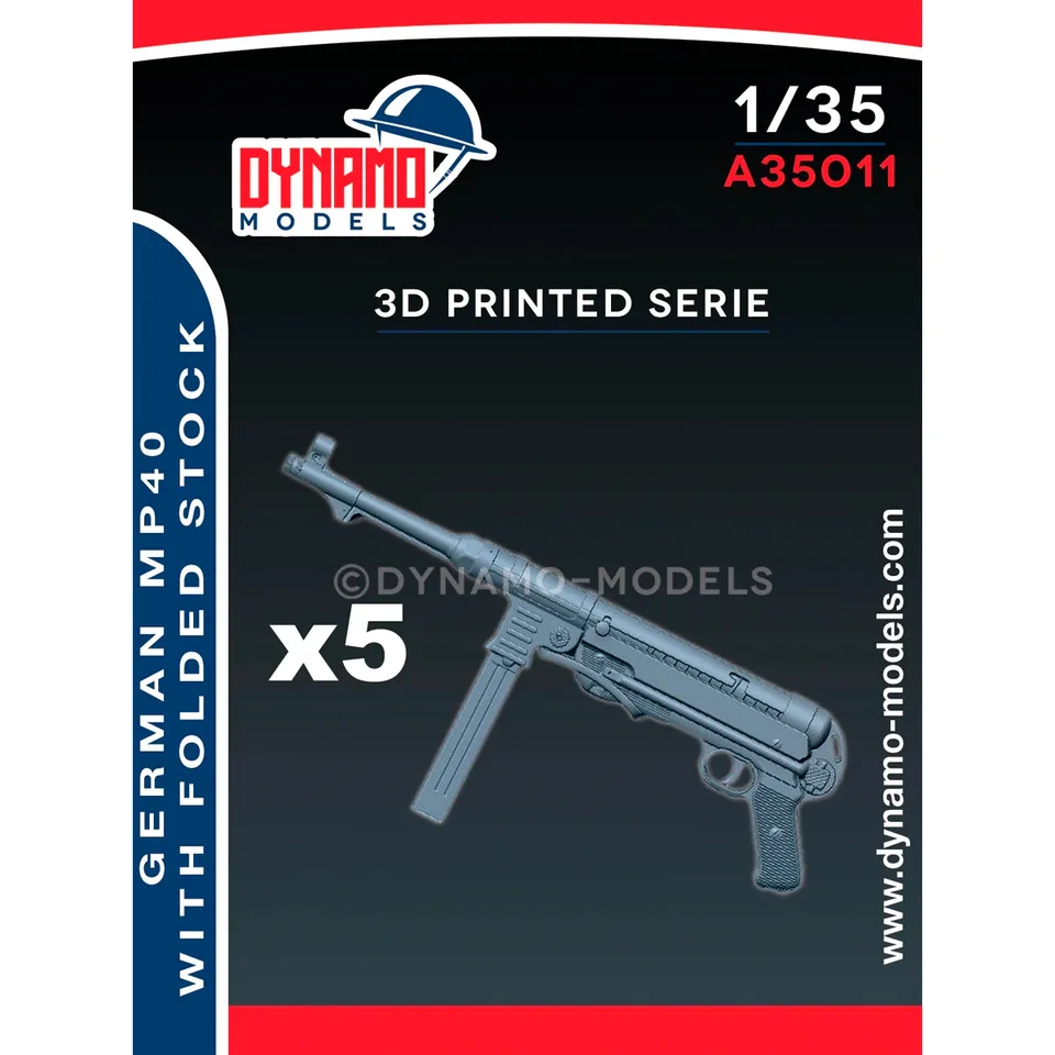 ak-interactive-1-35-german-weapon-mp40-with-folded-stock-5pz-kit-di-modellismo image 1
