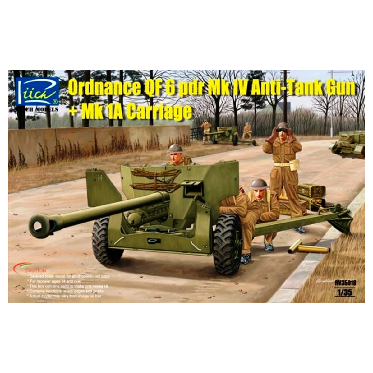 ak-interactive-british-ordnance-qf-6pdr-mk-iv-late-war-1-35 image 1
