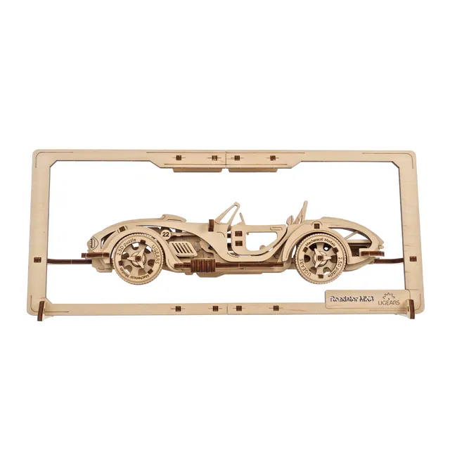ugears-roadster-mk3-2-5d-puzzle-quadro-auto-muscle-in-legno image 1