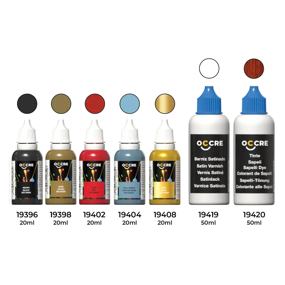 occre-pack-colori-acrilici-la-candelaria-7-vasetti image 1