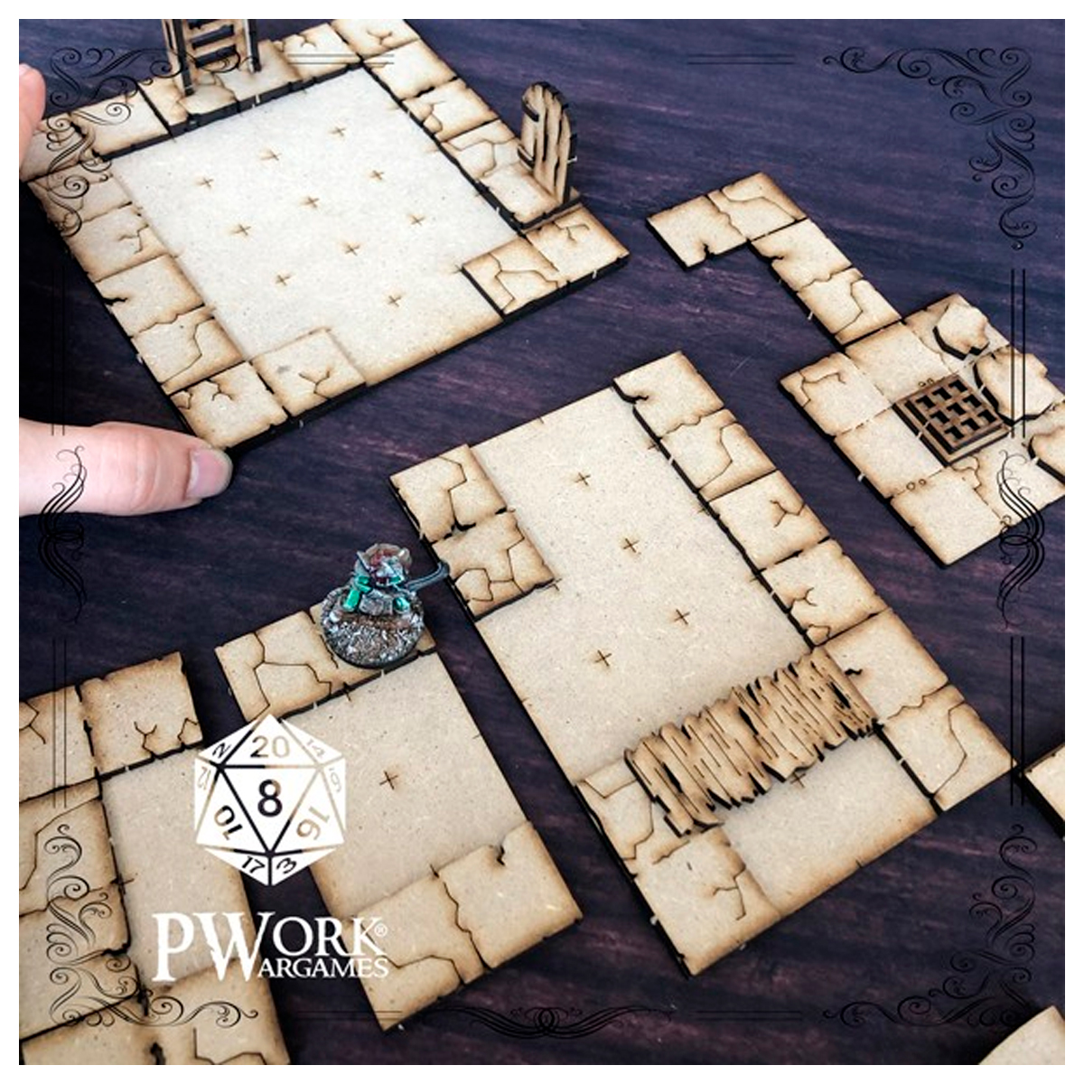 ak-interactive-mdf-fantasy-tiles-the-sewer-set-di-piastrelle-mdf-per-modellismo- image 6