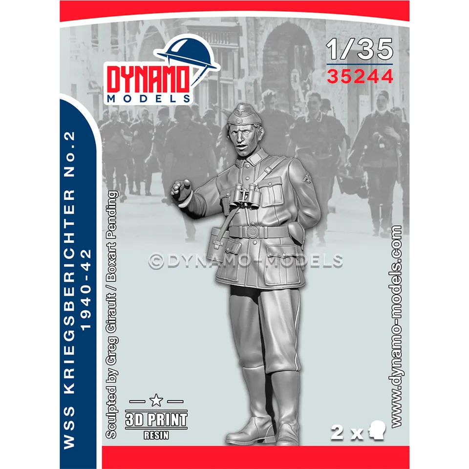 ak-interactive-1-35-german-wss-kriegsberichter-no-2-figura-modellismo-da-costrui image 1