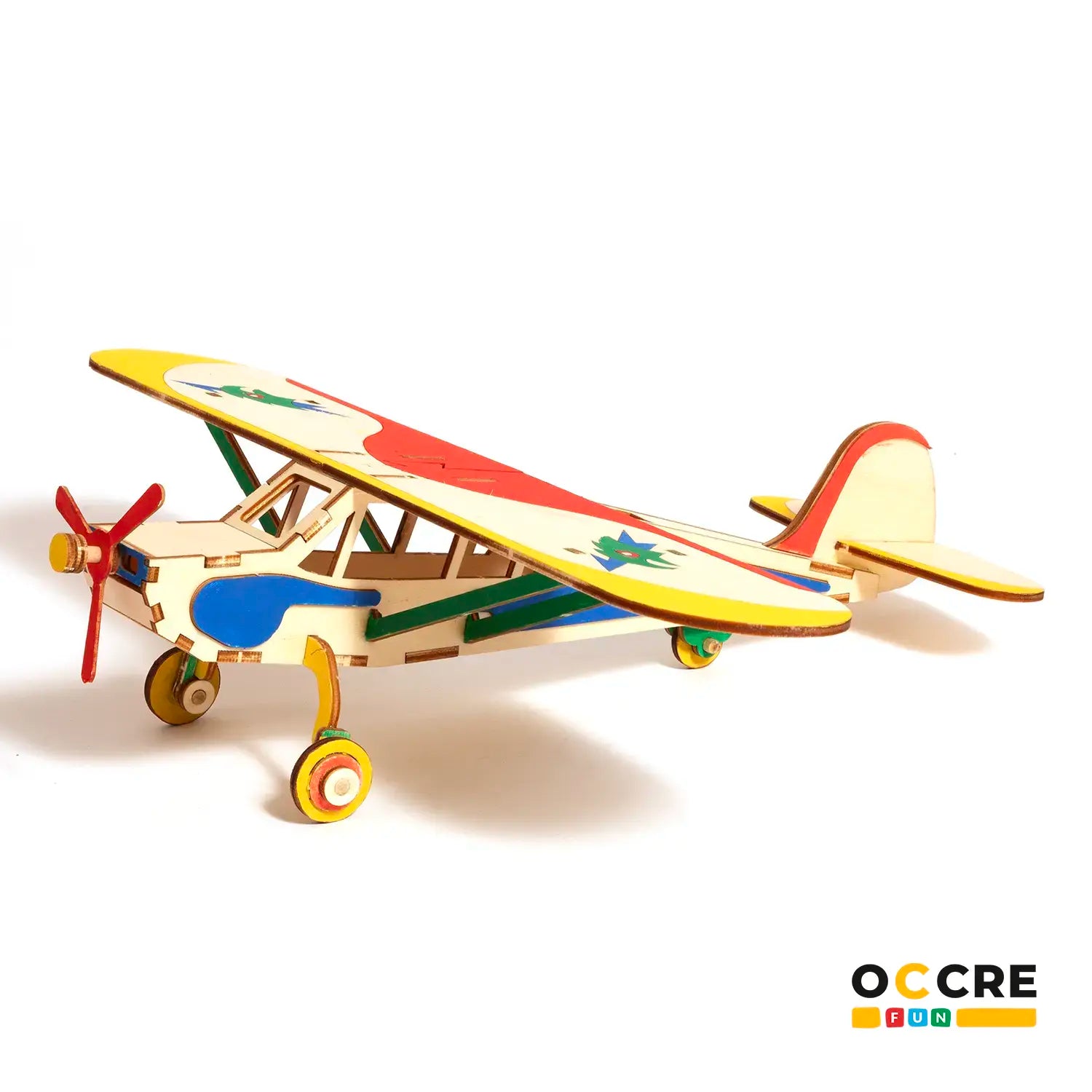 occre-fun-falcon-modellino-di-aereo-in-legno-per-bambini image 2