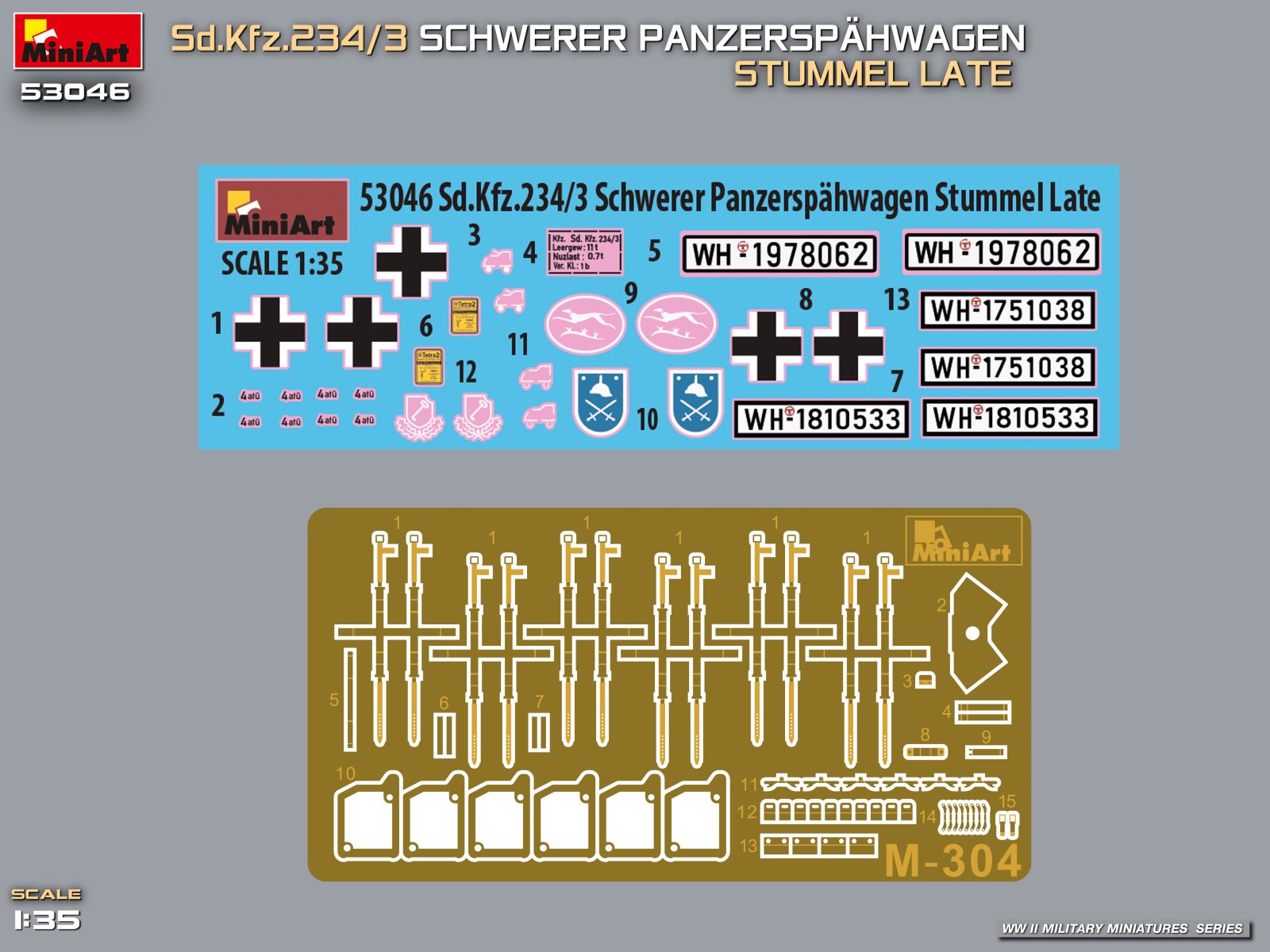 ak-interactive-1-35-sd-kfz-234-3-schwerer-panzersp-hwagen-stummel-late-kit-model image 6
